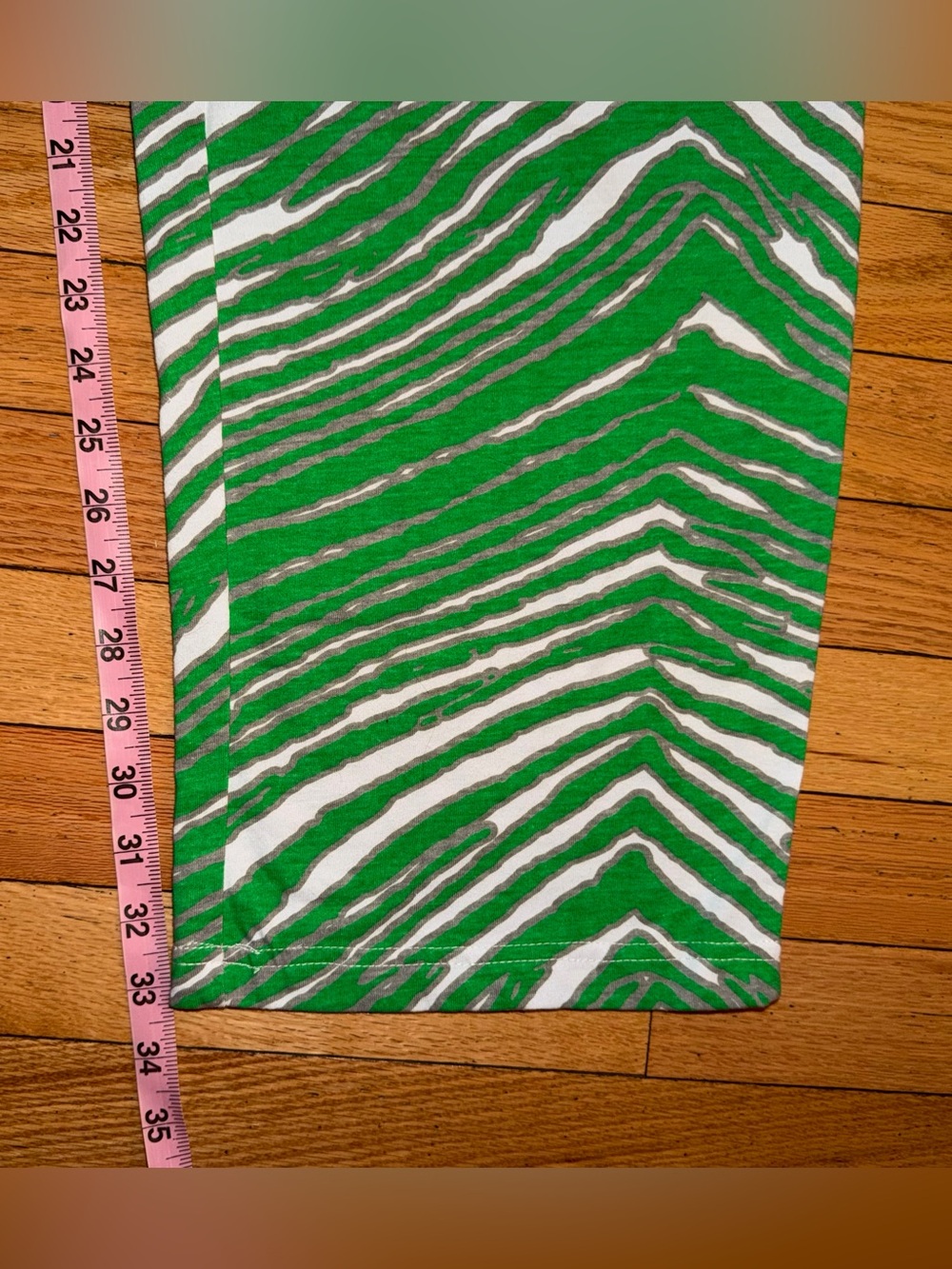 NFL Team Philadelphia Eagles Zubaz Pants Striped Green Pockets Men’s XXL - Picture 7 of 8